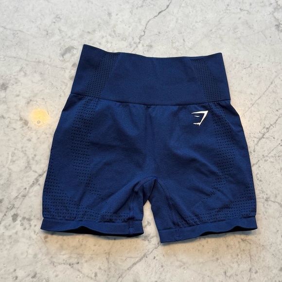 Gymshark Vital Seamless 2.0 Shorts - Stellar Blue Marl - Picture 5 of 7